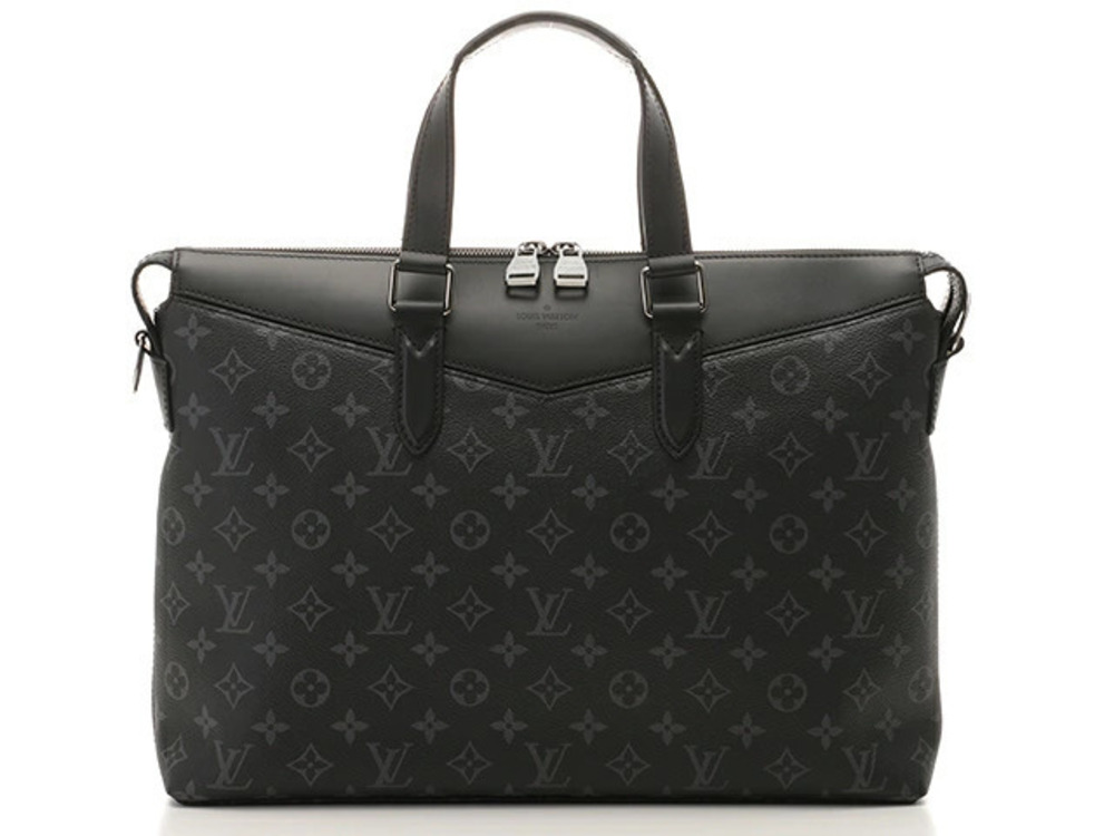 LOUIS VUITTON Business Bag Briefcase Explorer Monogram Eclipse Black
